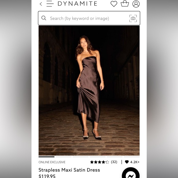 Dynamite Dresses & Skirts - ISO!! Satin maxi